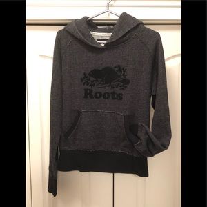 Roots Women’s Hoodie, size Large, cotton/poly, EUC